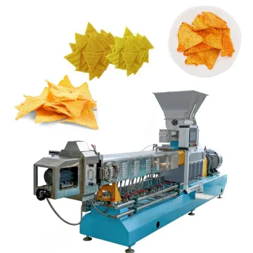 Automatic Industrial Fried Snack Production Line: Corn Nachos Chips Extruder & Tortilla Chip Making Machine