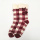 Midi stripe jacquard pattern socks