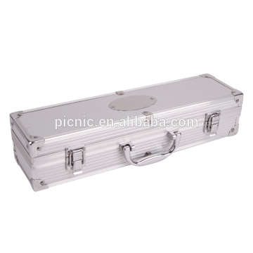 Aluminum Portable Barbecue Box BBQ Tool Case