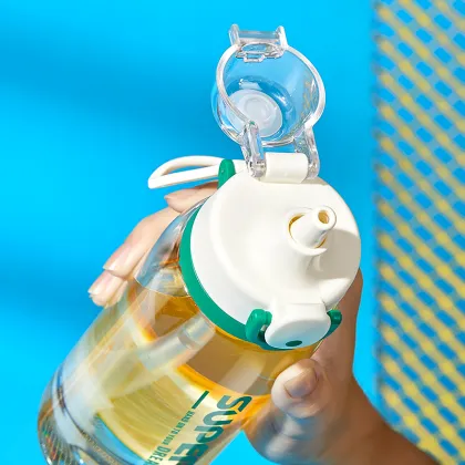 Personalized Gym Water Bottles with Clear Design - Custom Branded Fitness Water Bottles