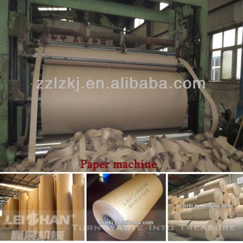 China Manufacturer 10t/d Kraft Pulp Paper Machine