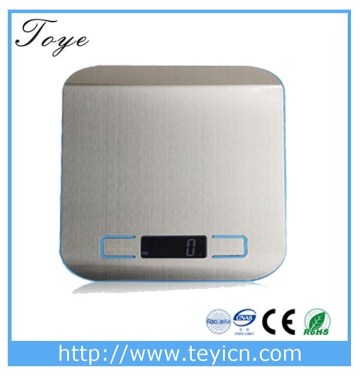 TOYE digital scale with LCD display kitchen weighing scale