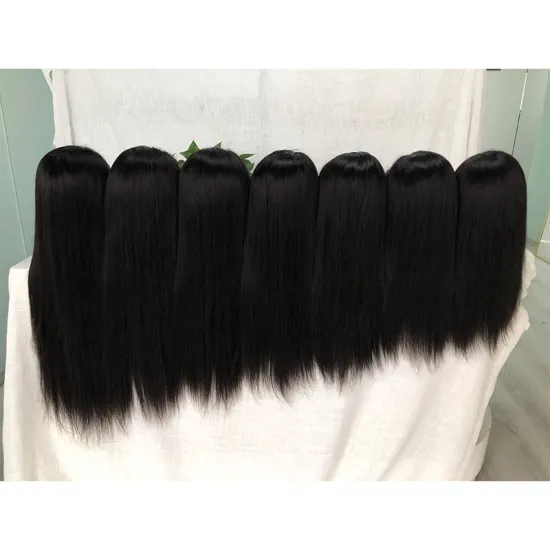 Factory Wholesale 10A Grade Silky Straight Raw Virgin Cuticle Aligned 13x4 Brazilian Human Hair Wig