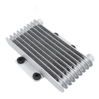 TERFU Motorcycle Aluminum Oil Cooler Radiator for 125cc/250cc Off-Road ATV