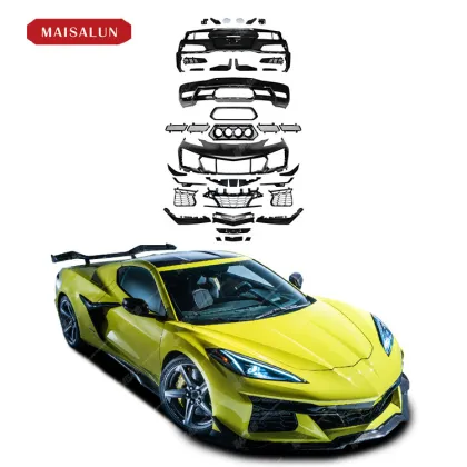 Chevrolet Corvette C8 Convertible Z06 Style Body Kit without Rear Spoiler