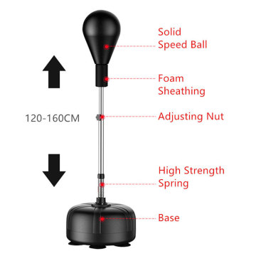 Adjustable Reflex Bag Free boxing Punching Ball Human Stand Up Punching Bag