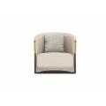 Silla de ocio moderna silla de cuero de alta calidad