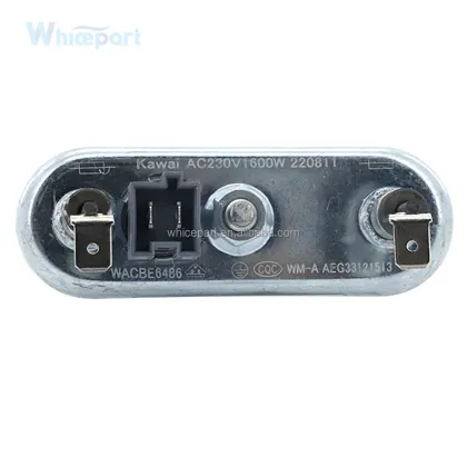 Original AEG 230V 1600W Heater for Kawai Washing Machine - 20.5CM Total Length, 5 Years Warranty