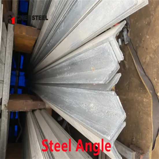 Equal and Unequal Angle Steel Hot Rolled Galvanized Steel Angel Bar 4X4 Inch 20FT Length Standard 100X100X10 Steel Angle Bar