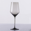 Clear Grey colored Crystal Glass Red Wine Goblet Cup