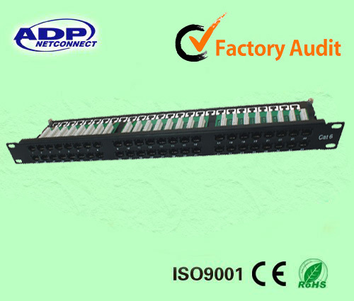 Cat5/CAT6 UTP 24/48 Ports Patch Panel