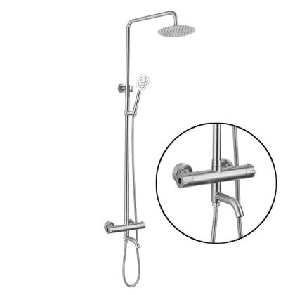 Stainless Steel 304 Constant Temperature Rainfall Shower Set