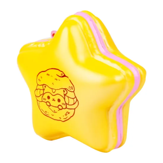 Latched Five-pointed Star Macaron PU Slow Rebound Toy - Promotional Gift