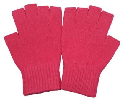 Warm Half-Finger Magic Acrylic Knitting Gloves