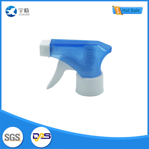 Сине-белый триггерный распылитель с регулируемым соплом