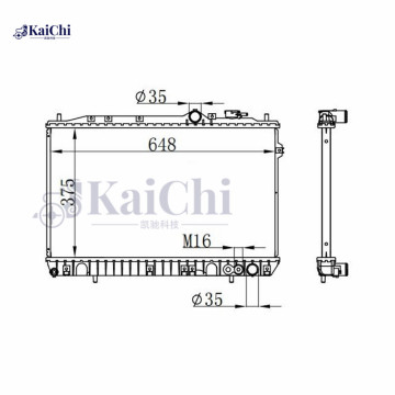 2531028000 Bộ tản nhiệt Hyundai Elantra/Lantra 1.5L1.6L 90-95 MT