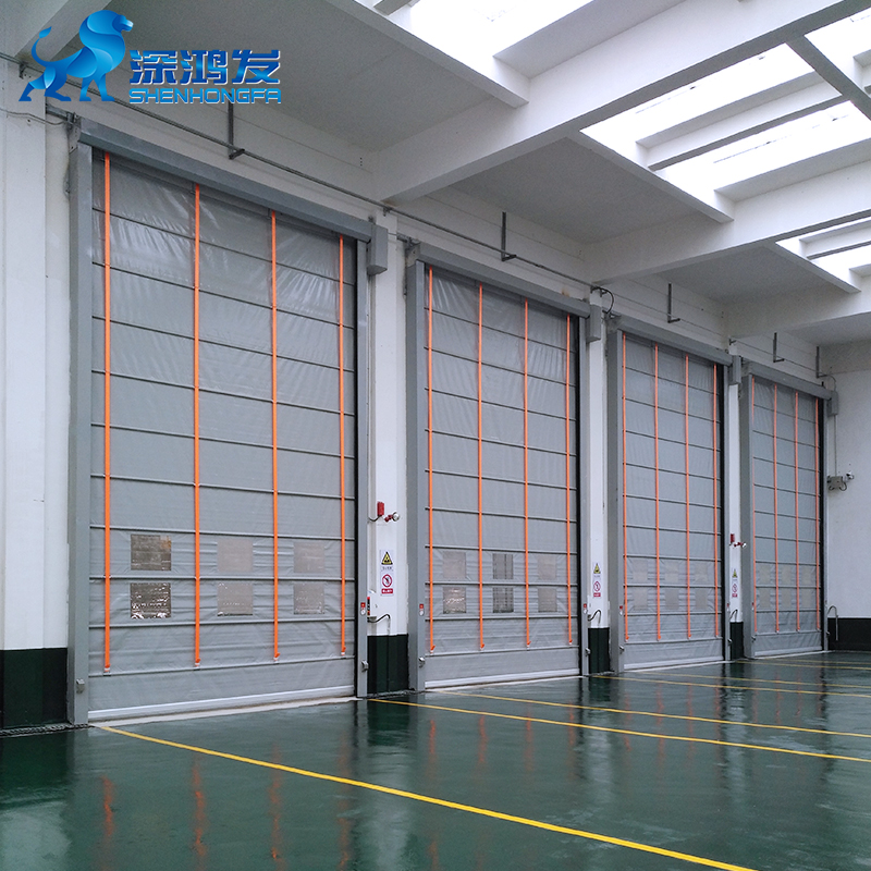 Pvc High Speed Folding Up Door