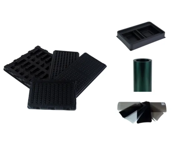 Thick Black Rigid Film Ps Plastic
