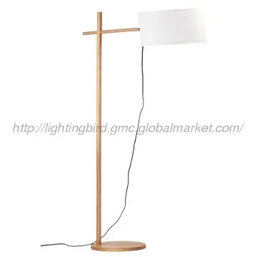 Modern Simplestyle wooden floor lamp  hamburger model lamp
