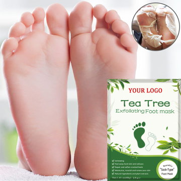 Vegan Organic Collagen Tea Tree Foot Mask