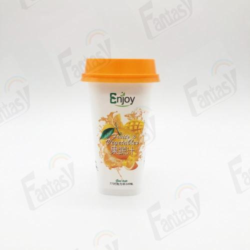 Impresión personalizada 250/120/100ml Copa de yogurt PP con tapas