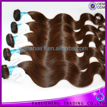 2013 no tangle no shedding 5a grade virgin brazilian 100% human hair color 4# 27 hair from fabeisheng hair