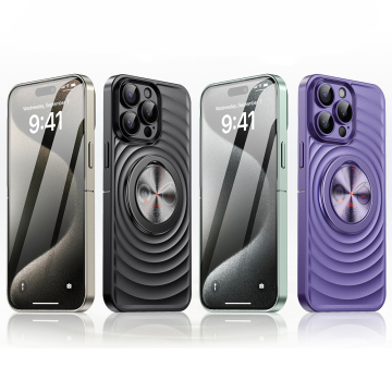 3D Anti-skid Magnetic Case with Watch Dial Stand Holder for iPhone 13/14/15 Pro Max