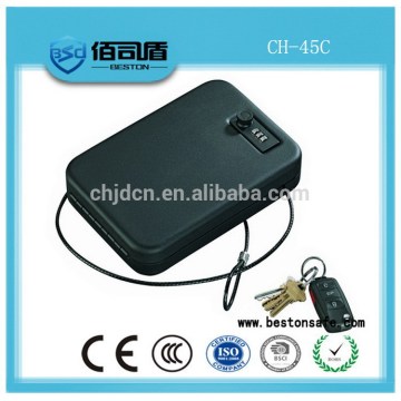 Various sizes best selling portable steel pistol safe