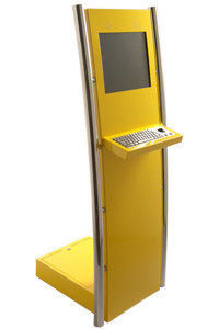 15 Inch Touch Screen Kiosks, Floor Standing Self Service Kiosk