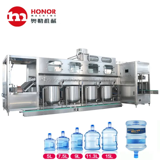 Factory Wholesale 5 Gallon Water Filling Machine & 19L-20L Water Bottles
