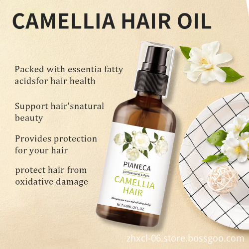 Custom Camellia Hair Essential Oil: Nourishing Treatment & Styling Finish