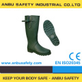 Botas de uniforme de PVC, botas de chuva de alta-top wellington botas