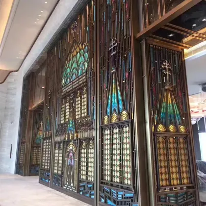 Tiffany Colored Tempered Glass for Church Decorations