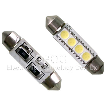 LED Canbus Lamp (T10 Festoon-4SMD)