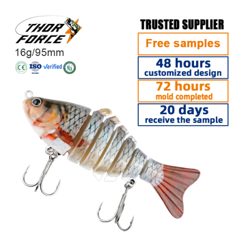 THORFORCE 95mm 16g Multi Jointed Bionic Swimbait Lure