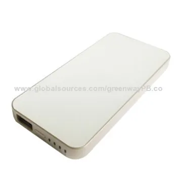 Power Bank, Ultra-thin, Single USB Output/4500mAh/3.7V/Feel of Surface PC Sheet/4 LED Lights Display
