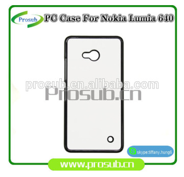 sublimation heat transfer plastic blank diy cell phone case cover skin for Prosub-Nokia Lumia 640