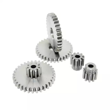 Precision CNC Hobbing Services for Double Spur Steel Gears