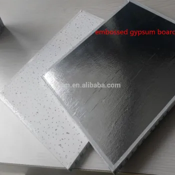 decorative embrossed ceiling board 595 * 595mm * 7 mm