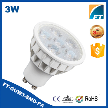 FT-GUW3-SMD-PA-D 3W GU10 AC110/230V Dimmbale LED Spot Light