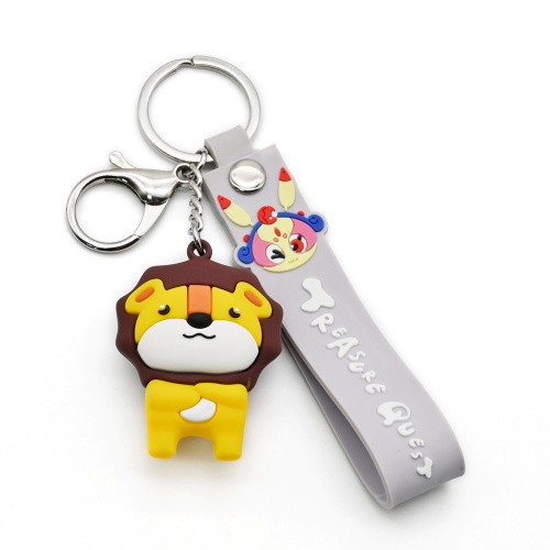 PVC Cartoon Keychain 3D Soft Rubber Cute Anime