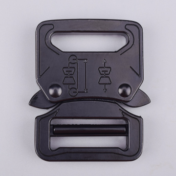 25mm Heavy Duty 300KG Steel Black Electrophoresis Tactical Cobra Belt Buckle For Military