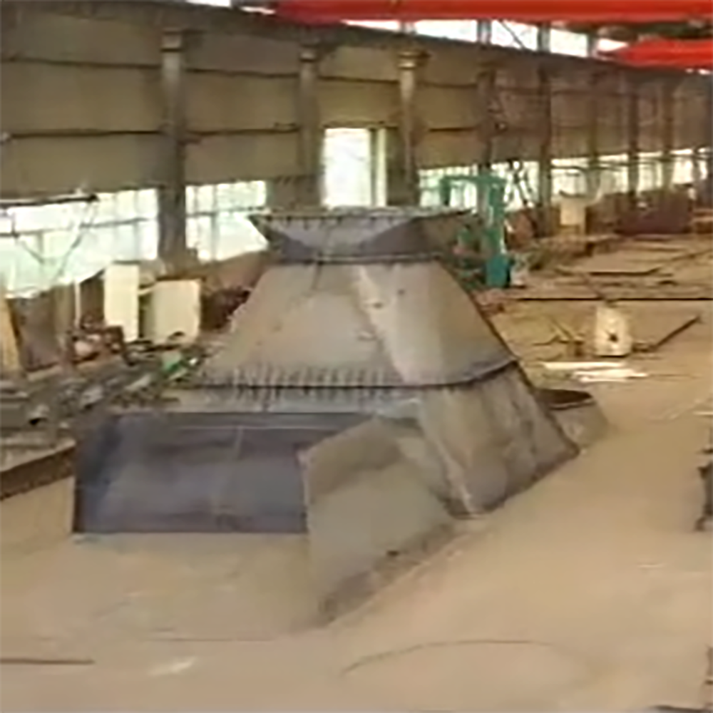 Abrasion and Impact Resistant Ore Receiving Hopper
