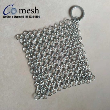 Stainless Steel Chainmail Scrubber / Cast Iron Cleaner
