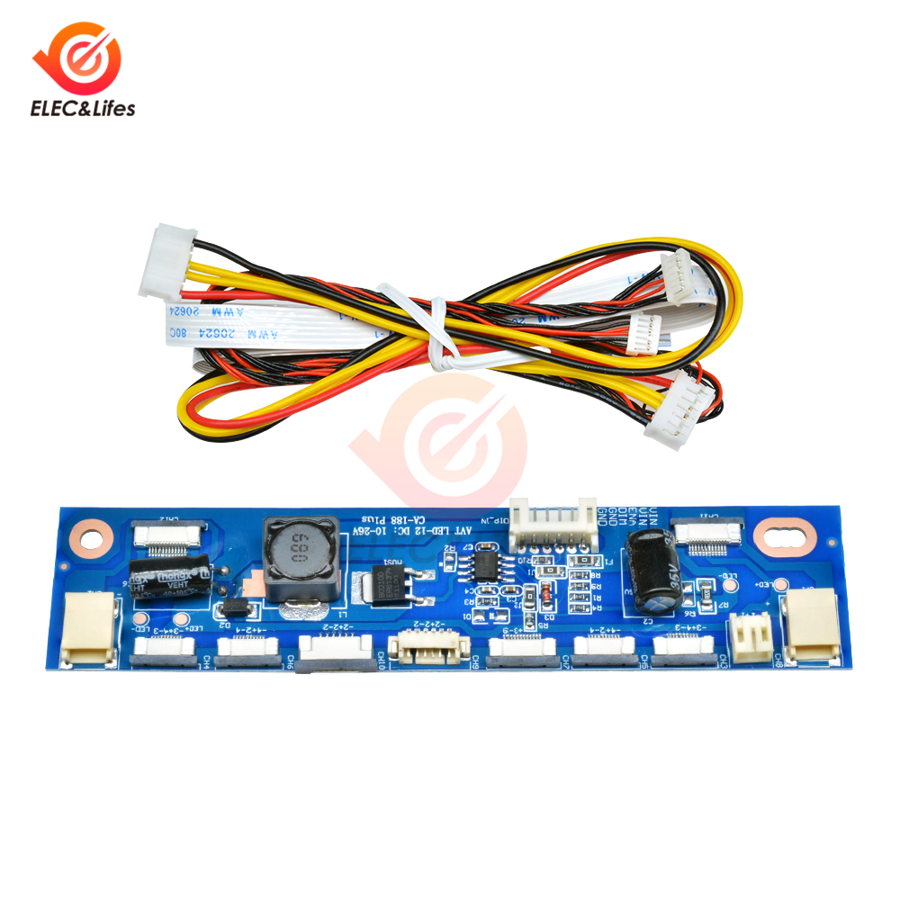 1Pcs Backlight LED Inverter Tester 12 Connectors Constant Current Board Driver Test Board