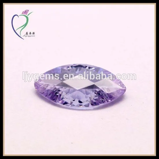 Lavender Glossy Marquise CZ Stone