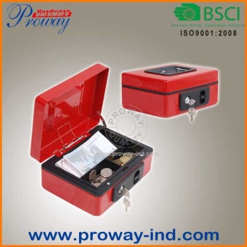 wholesale high quality iron cash box/money box for sale