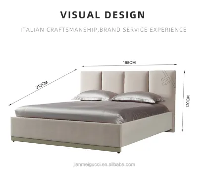 High Quality Leather Sofa and Luxury Bed Set