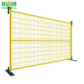 6ftX9.5ft PVC coated security canada temporary fence