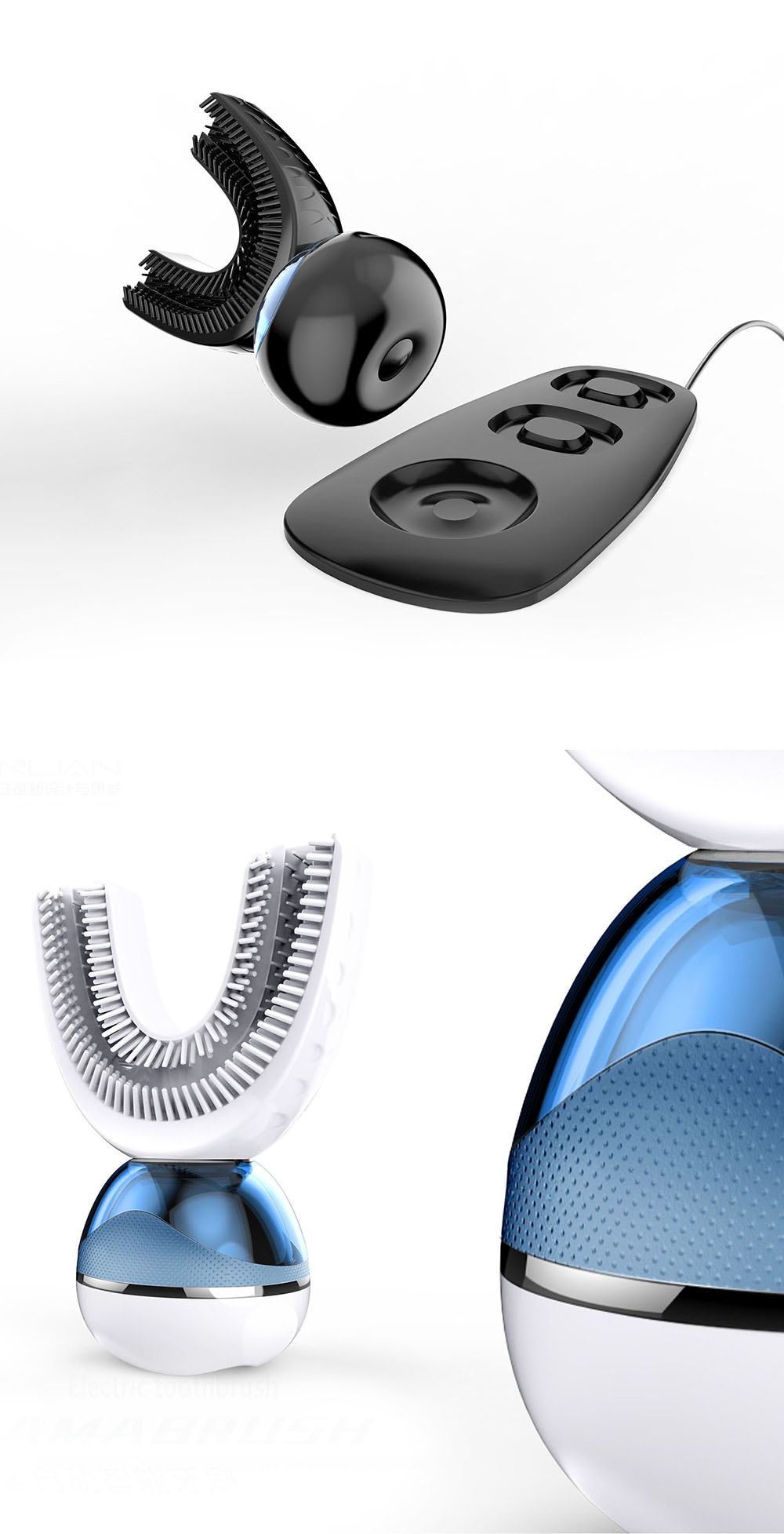 Professional smart toothbrush design